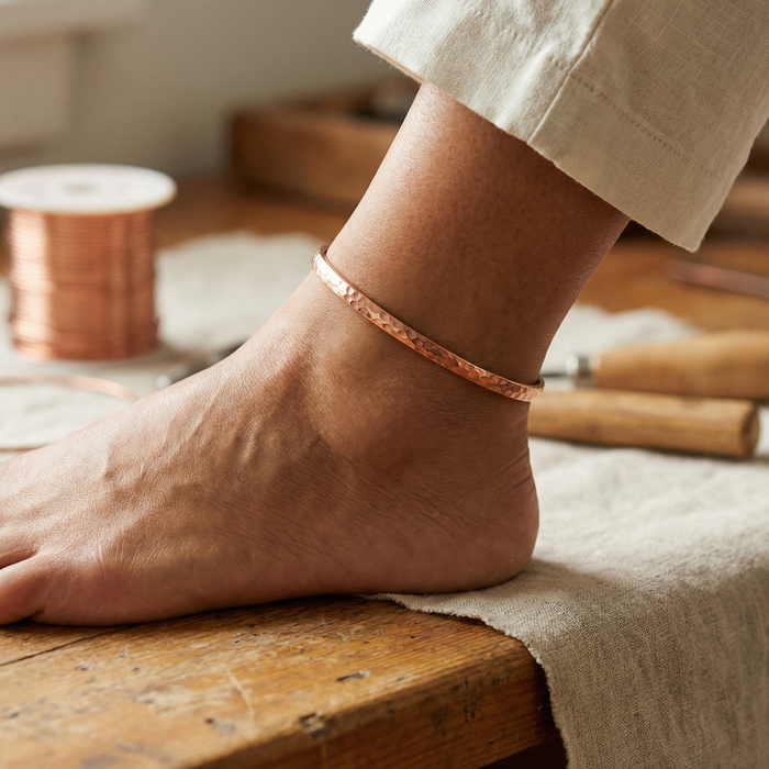 Shirley's Sand Copper Anklet