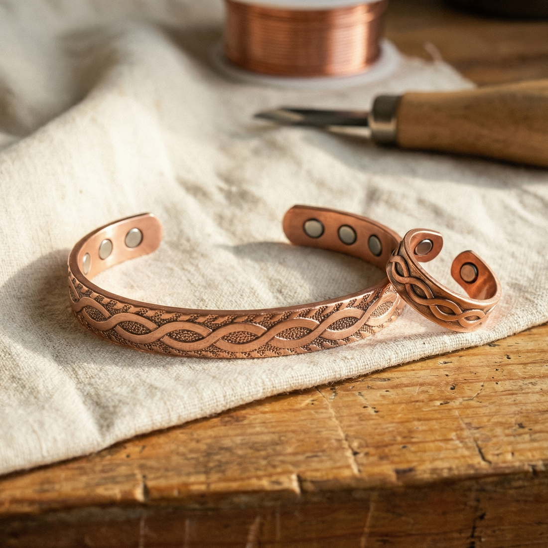 Shirley's Knot Copper Set