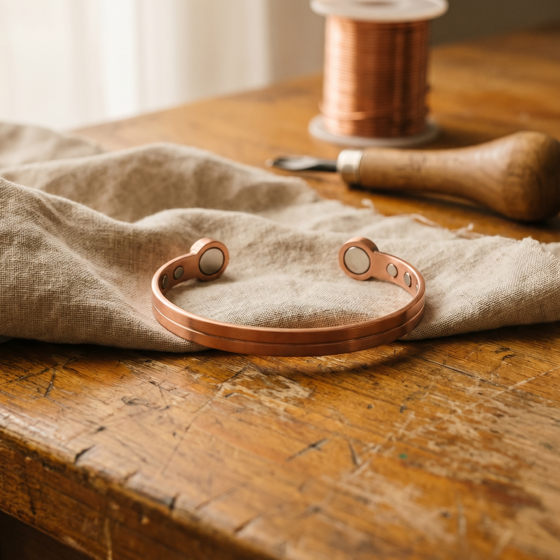 Shirley's Wick Copper Bracelet
