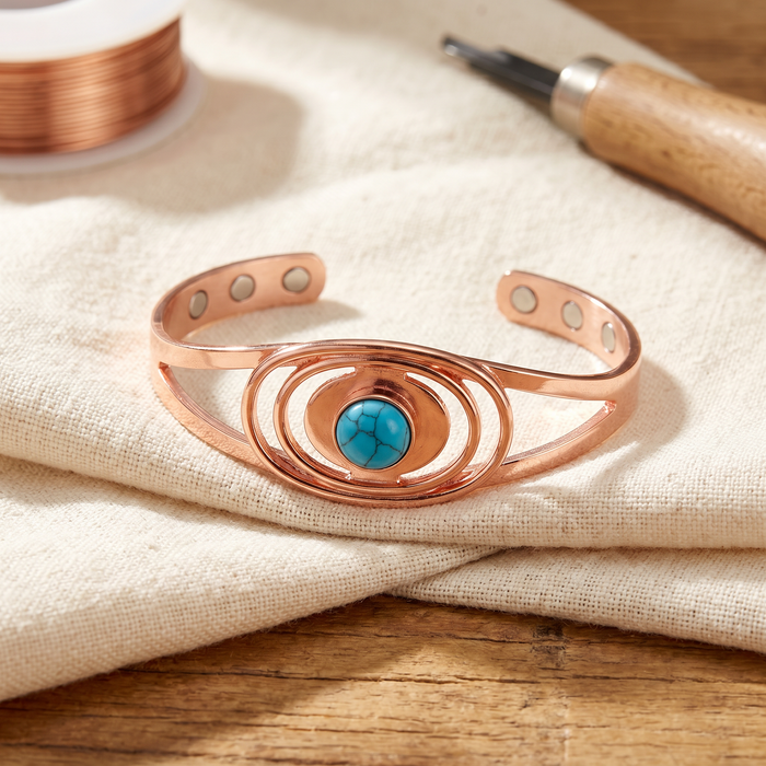 Shirley's Sedge Copper Bracelet