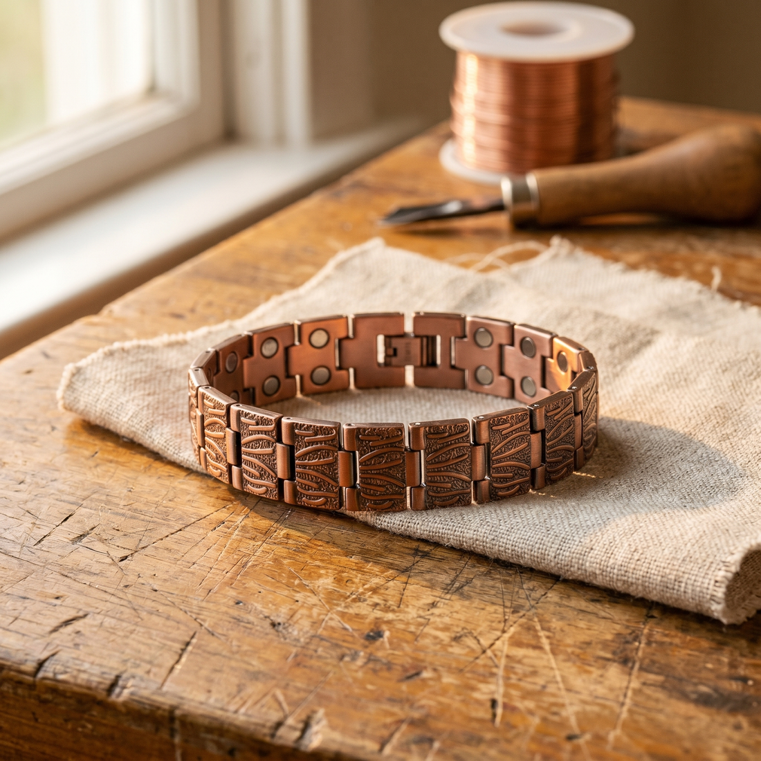 Bruce's Grit Men's Copper Bracelet