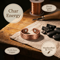 Shirley's Char Copper Ring