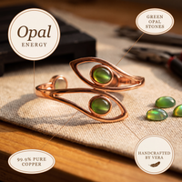 Shirley's Opal Copper Bracelet
