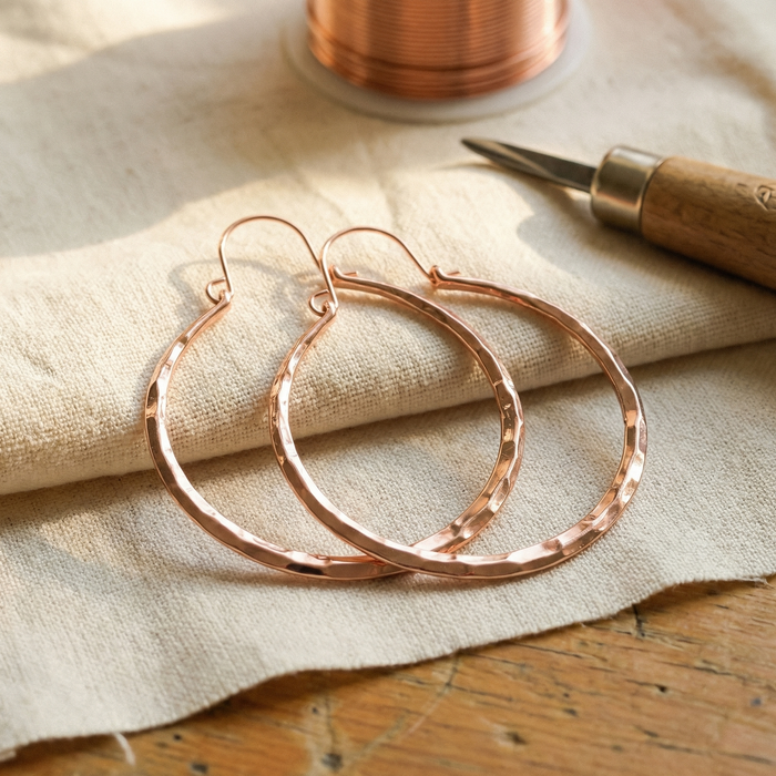 Shirley's Willow Copper Earrings