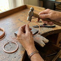 Shirley's Willow Copper Earrings