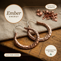 Shirley's Ember Copper Earrings