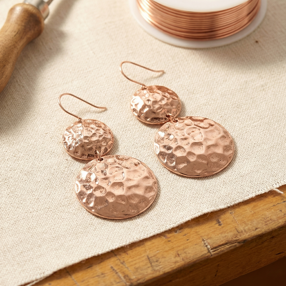 Shirley's Solstice Copper Earrings