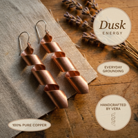 Shirley's Dusk Copper Earrings
