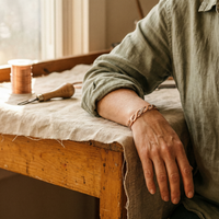 Shirley's Seam Copper Bracelet
