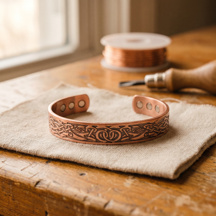 Shirley's Moss Copper Bracelet