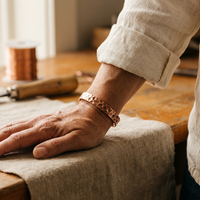 Shirley's Furrow Copper Bracelet