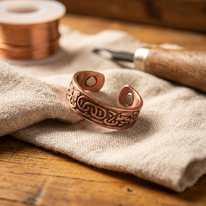 Shirley's Burr Copper Ring