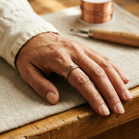 Shirley's Char Copper Ring