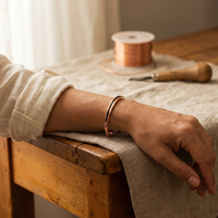 Shirley's Vein Copper Bracelet
