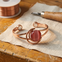 Shirley's Sphere Pink Copper Bracelet