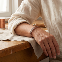 Shirley's Sage Copper Bracelet