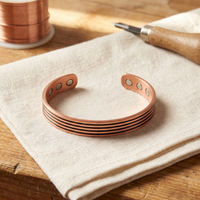 Shirley's Sage Copper Bracelet