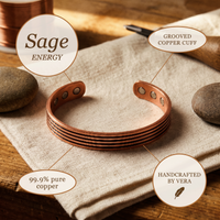 Shirley's Sage Copper Bracelet