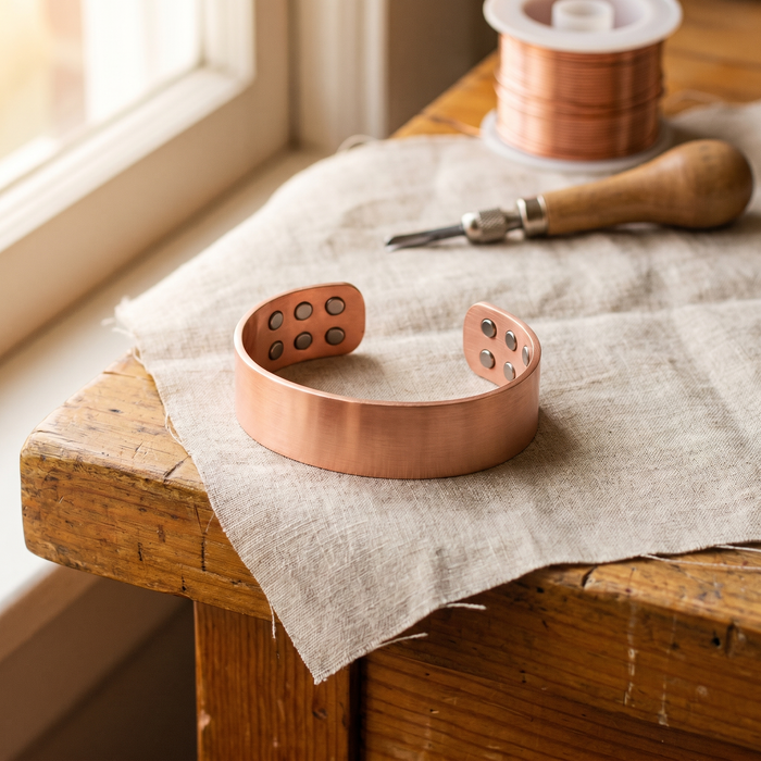 Shirley's Anvil Copper Bracelet