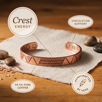 Shirley's Crest Copper Bracelet
