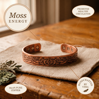 Shirley's Moss Copper Bracelet