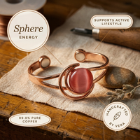 Shirley's Sphere Pink Copper Bracelet