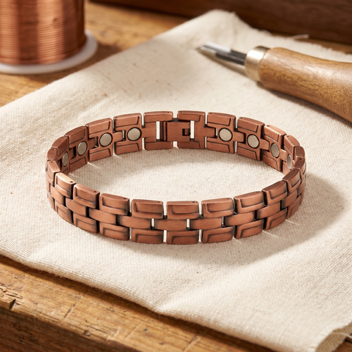 Bruce's Gorse Men's Copper Bracelet