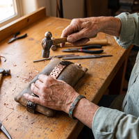 Bruce's Ochre Men's Copper Bracelet