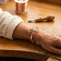 Shirley's Opal Copper Bracelet