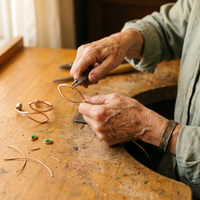 Shirley's Opal Copper Bracelet