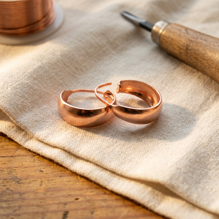 Shirley's Dell Copper Earrings