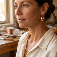 Shirley's Dell Copper Earrings