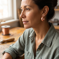 Shirley's Vale Copper Earrings
