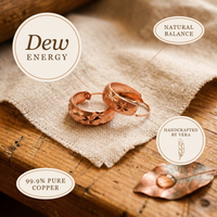 Shirley's Dew Copper Earrings