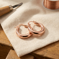 Shirley's Marl Copper Earrings