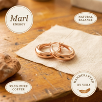 Shirley's Marl Copper Earrings