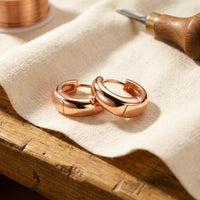 Shirley's Linnet Copper Hoop Earrings